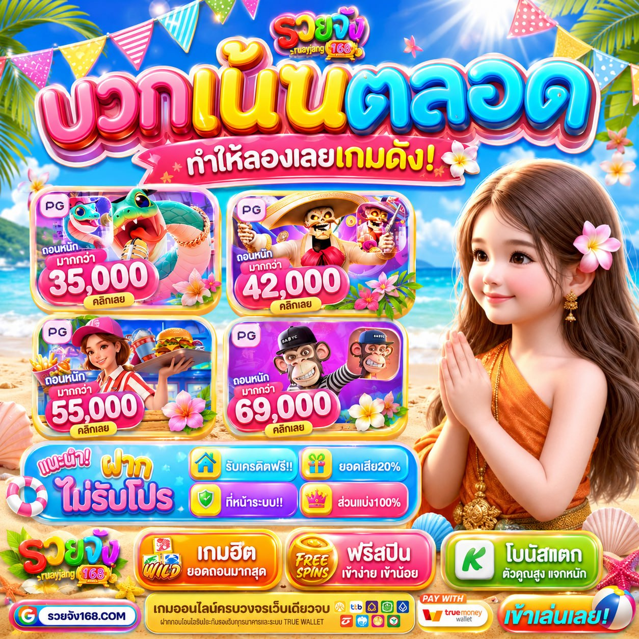 20รับ100 วอเลท แจกโบนัสล้นมือจนต้องร้องขอชีวิต